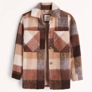 Abercrombie Cozy Shirt Jacket
